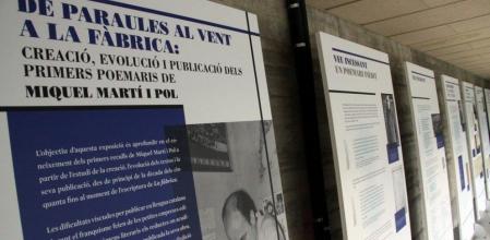 Els comissaris de l'exposició sobre Martí i Pol són Montse Caralt i Roger Canadell