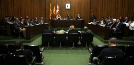 Imagen de una sesión del pleno de L'Hospitalet