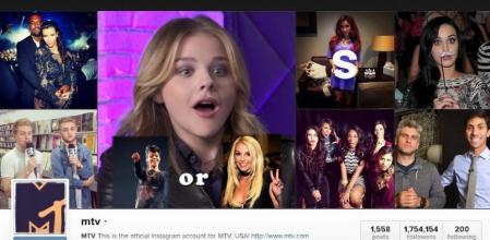 Captura de pantalla de la cuentade MTV en Instagram