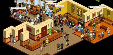Habbo Hotel, una sala de chat que parecía un videojuego