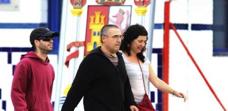 El etarra Juan Manuel Piriz López saliendo de la cárcel de Botafuegos en Algeciras (Cádiz)