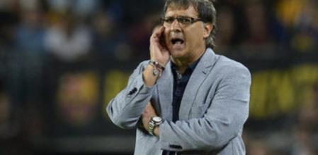Gerardo Martino ha vivido el clásico con mucha intensidad