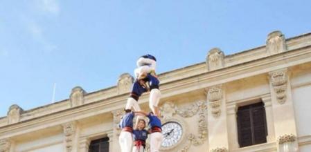 3d9f dels Castellers de la VIla de Gràcia a Vilafranca