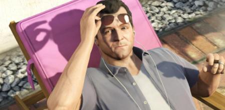 Michael, uno de los protagonistas del juego GTA V