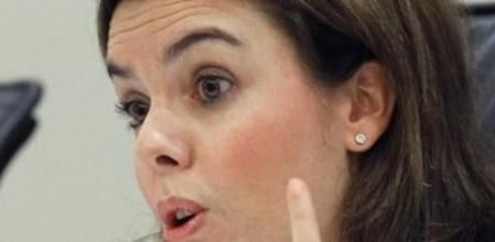La vicepresidenta del Gobierno, Soraya Sáenz de Santamaría.