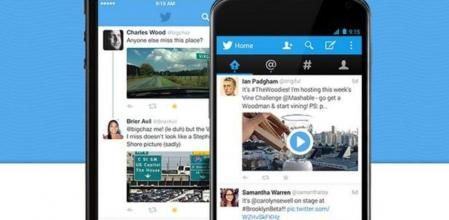Una imagen de la aplicación Twitter para smartphones