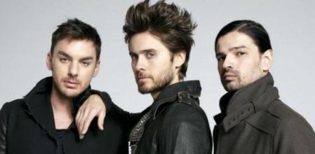 La banda de rock estadounidense Thirty seconds to mars