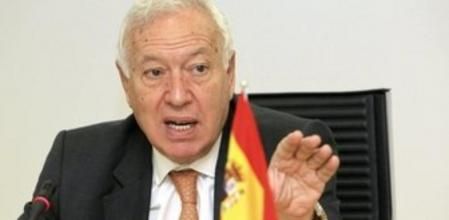 El ministro español de Asuntos Exteriores, José Manuel García-Margallo, que finaliza hoy su viaje por varios Estados europeos con su primera visita oficial a Estonia,