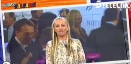 Belén Esteban, frente a la cámara explicando lo contenta que está por haber conocido a la Princesa Letizia