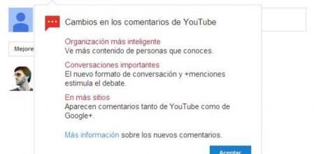 Los comentarios escritos por personajes populares, amigos de nuestro círculo de contactos de Google+ y el creador del vídeo en cuestión, así como aquellos que obtengan más 