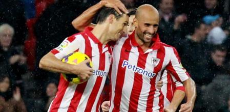Mikel Rico y Aritz Aduriz han propiciado una nueva remontada del Athletic Club en San Mamés