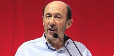 El secretario general del PSOE, Alfredo Pérez Rubalcaba.