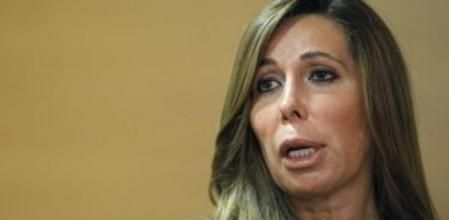 La presidenta del PP catalán, Alicia Sánchez-Camacho, durante unas declaraciones a Efe en las que ha lamentado hoy el 