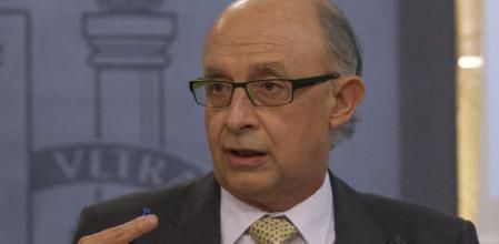 Cristóbal Montoro, durante la rueda de prensa posterior al Consejo de Ministros