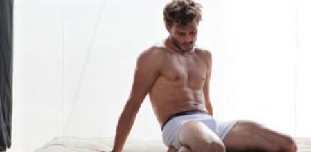 Jamie Dornan con ropa interior de Calvin Klein, en la campaña del 2009