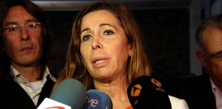 Camacho atendiendo a los medios en Granollers