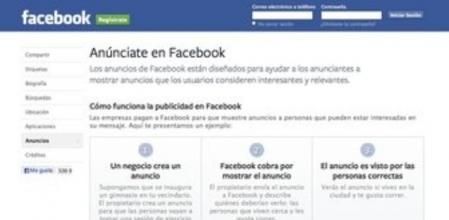 Explicación sobre cómo anunciarse en Facebook
