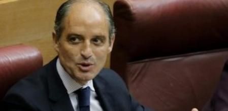 El expresident de la Generalitat Francisco Camps, en el Pleno de Las Cortes Valencianas.