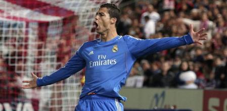 El delantero portugués Cristiano Ronaldo celebrando un gol