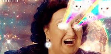 Imagen modificada de Montserrat Caballé por internautas.