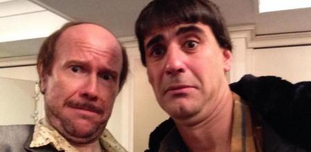 Santiago Segura y Jesulín caracterizados para el rodaje de la última de Torrente