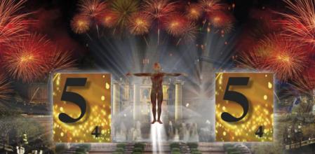 Imágenes virtuales de la primera fiesta de Fin de Año que el Ayuntamiento de Barcelona planea organizar en Montjuïc