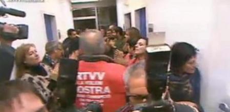 Emisión de Canal 9 durante el cierre de la cadena