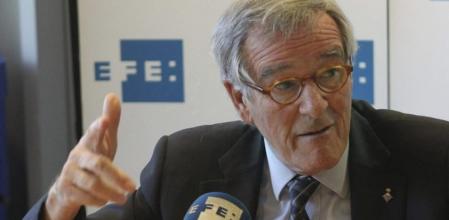 El alcalde de Barcelona, Xavier Trias, en una entrevista a EFE