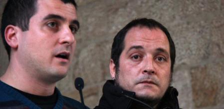 Quim Arrufat y David Fernàndez, diputados de la CUP