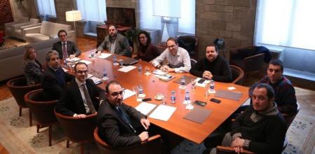 La imagen muestra un momento de la reunión del jueves, 12 de diciembre del 2013, en el marco de la cual se acordó el formato de la pregunta sobre el futuro de Catalunya y la fecha de la consulta.