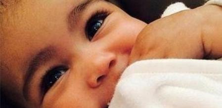 Fotografía de North West que Kim Kardashian ha compartido en su Instagram
