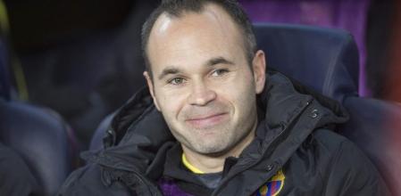 El jugador azulgrana, Andrés Iniesta