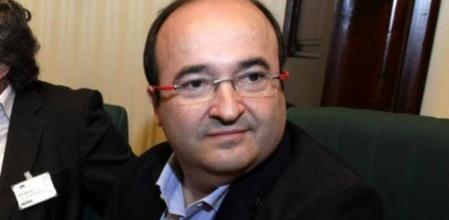 Miquel Iceta, en una reunión del PSC en el Parlament