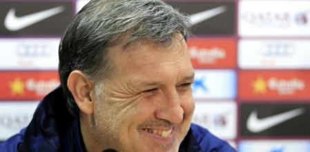 Tata Martino, durante una rueda de prensa