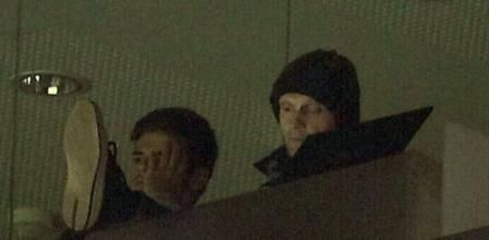 Tito Vilanova, en un palco privado del Camp Nou durante el encuentro que disputaron Barça y Getafe