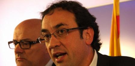 Los dirigentes de CDC, Lluís Corominas y Josep Rull