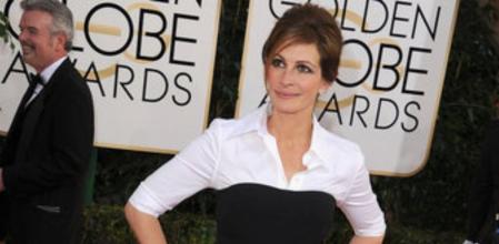 Julia Roberts vestida de Dolce&Gabbana en la alfombra roja de los Globos de Oro