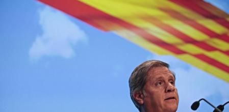 El presidente del PP de Barcelona, Alberto Fernández Díaz, en el acto celebrado en el CC Born