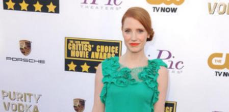 Jessica Chastain en los Critics' Choice Movie Awards