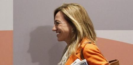 Chacón llega a la sede del PSOE en la calle de Ferraz