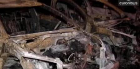 La cadena pública incluyó un plano de tres segundos con coches calcinados que no pertenecía a lo ocurrido en el barrio burgalés