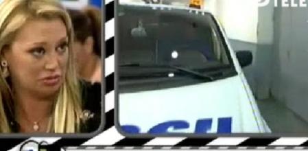 El programa hizo entrar una ambulancia en alusión a las fotos en las que ella aparecía besándose con un sanitario y la 'princesa del pueblo' no se lo tomó del todo bien