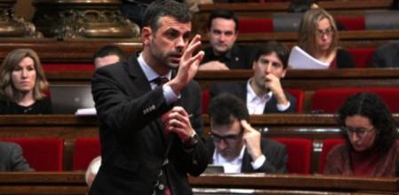 Santi Vila en el Parlament este miércoles.