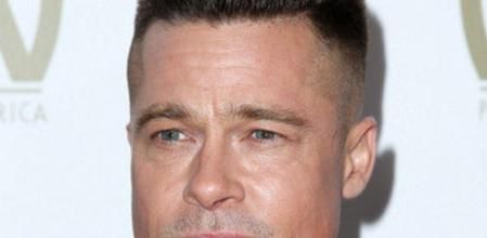 Brad Pitt con su nuevo corte de pelo en los Producers Guild Awards