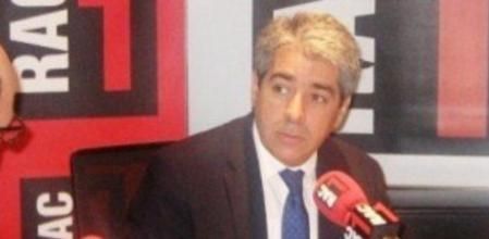 El portavoz del Govern, Francesc Homs, en la entrevista en RAC1