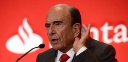 El presidente del Banco Santander, Emilio Botín.