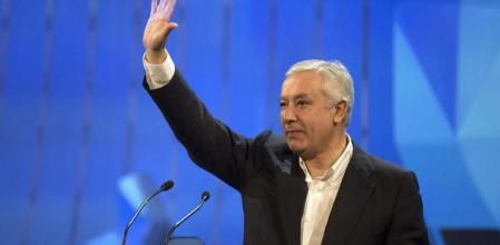 Javier Arenas en la convención nacional del PP en Valladolid