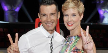 Jesús Vázquez y Tania Llasera presentan 'La Voz Kids' en Telecinco