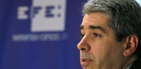 Francesc Homs, durante la entrevista a la agencia EFE