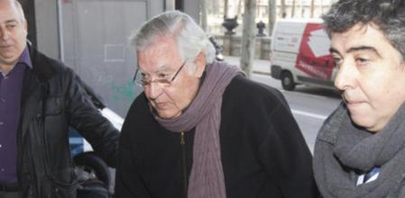 Llegada de Jordi Montull a la Audiencia de Barcelona